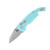 Hogue A01 Microswitch Automatic Wharncliffe Matte Aquamarine AUHG24143