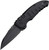 Hogue A01 Microswitch Automatic 2.75 Cerakote Wharncliffe Black Aluminum AUHG24106