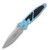 Microtech Socom Elite S/E Stonewash Partially Serrated Turquoise