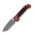 Microtech LUDT Gen III Tanto Apocalyptic Full Serrated Red