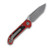 Microtech LUDT Gen III Tanto Apocalyptic Full Serrated Red