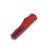 Microtech Cypher II Dagger Black Full Serrated Red Aluminum