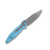 Microtech Socom Elite Turquoise 4in Apocalyptic Plain Clip Point Blade