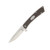 Old Timer Slim Brown TPE Saw Cut Handle 7Cr Drop Point Blade 1226635