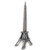 Eiffel Tower Dagger 15.25in Stand