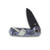 Kizer SMKW EXCLUSIVE Lieb "God Of Thunder" L/L UV Print G10 2.38" Blk Ti Drop Pt