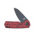 Kizer Lieb SMKW Exclusive Burning Brute Folding Knife 2.98in Plain Red G10 V2541E15RH