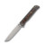 Medford T-Bone Bronze and Safari 4in Plain Tumbled Tanto Bronze Hardware Front Open 1