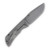 McNee's MAC2 3.5 Framelock Smooth Bright Atomic Titanium 3.5" Stonewash Drop Pt