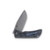 McNee's MAC2 3.5 Framelock Cracked Earth Blue Titanium 3.5" Stonewash Drop Pt
