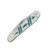 Case 2 Blade Trapper Engraved Bolster Trapper Green/White