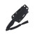 CIVIVI Timberbark Fixed Knife 3.2in Plain Black Stonewash Drop Point C23094-1