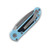 Microtech LUDT Automatic Knife Gen III Half Serrated Apocalyptic Drop Point/Turquoise