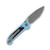 Microtech LUDT Automatic Knife Gen III Half Serrated Apocalyptic Drop Point/Turquoise