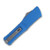 Microtech Combat Troodon OTF Gen III Apocalyptic Half Serrated Drop Point Blue