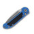 Microtech LUDT Automatic Knife Half Serrated Apocalyptic Drop Point/Blue