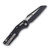 Microtech MSI Black Tri Grip Polymer Ram-Lok Knife 3.88in Serrated Blade