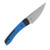 Kizer Mini Momo Blue Aluminum 154CM Blade V3663C1