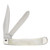 Bear & Son Trapper Folding Knife White Smooth Bone 2