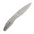Three Rivers Atom Linerlock Folding Knife 20CV/Pinstripe Titanium DLR-ATOMTI3D