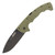 Cold Steel 5-Max Dark Green G10 Folding Knife 5in Black Stonewash Blade