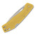 Gerber LST Mustard Yellow 2.5 Inch Plain Satin Modified Clip Point G1074520