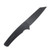 Pro Tech Malibu Button Lock Flipper Black Handle With All Black Hardware DLC Black Magnacut Reverse Tanto Blade PT5403