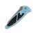 Microtech Socom Elite Folding Knife Turquoise 4.0in Apocalyptic Tanto Plain Edge