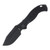 Halfbreed Blades Gen 2 Large Bush Folder Blk G-10 4.13” Blk PVD Drop Pt LBF01BLKG2