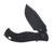 Halfbreed Blades Gen 2 Large Bush Folder Blk G-10 4.13” Blk PVD Drop Pt LBF01BLKG2