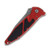 Microtech Socom Elite Folding Knife Red 4.0in Apocalyptic Clip Point Plain Edge