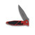Microtech Socom Elite Folding Knife Red 4.0in Apocalyptic Clip Point Plain Edge
