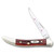 Case Daughter's Red Pocket Worn Bone Toothpick Folding Knife