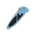Microtech Socom Elite Folding Knife Turquoise 4.0in SW Part Serr Clip Point