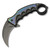 Szco 5.5" Gothic Karambit Assisted Open Linerlock Rainbow 300612RB