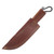 Szco 9.75" Forged Pitch Blade Hunter Wood Leather Sheath HS4459