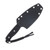 SENCUT Toxodon Black 4.57 Inch Plain Stonewash Drop Point S24036-1