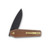 Kizer Tomb Mkuruti Wood 3.2 Inch Plain Black Stonewash Drop Point V3692A4
