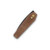 Kizer Tomb Mkuruti Wood 3.2 Inch Plain Black Stonewash Drop Point V3692A4