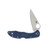 Spyderco Delica 4 Cobalt Blue 2.9 Inch Plain Satin Clip Point SPC11PCBL