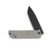 Medford The Antik Old School Tumbled 3.75in Plain Black DLC Tanto Blade
