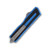 Microtech Scarab II Gen III OTF Blue 3.88in Partial Serrated Apocalyptic Drop Point AUMT127811APBL