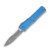 Microtech Combat Troodon Gen III D/E Blue 4.0in Partial Serrated Apocalyptic Blade AUMT114211APBL