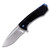 Buck Ruckus Blue and Black 3.5 Inch Plain Stonewash Drop Point Boxed