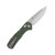 Buck Range Pro Folding Knife Green 3.37 Inch Plain Satin Drop Point BU13922