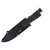 Condor Tool and Knife Darkxason Fixed Blade Knife 7.76in Black Seax Blade CTK61751