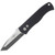 Pro Tech Auto Emerson CQC7 Chisel Tanto Black Handle 2 Tone Nichols Damascus Blade AU2025EMERSONCUSTOM