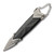 Szco Gothic Dagger Fixed Blade Black Zinc Alloy And ABS