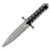 Szco Gothic Dagger Fixed Blade Black Zinc Alloy And ABS