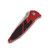 Microtech SOCOM ELITE STONEWASH PART SERRATE RED AUMT16111RD